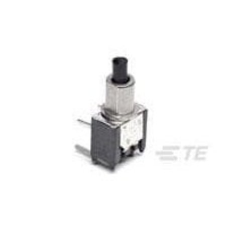 TE CONNECTIVITY Pushbutton Switch, Spdt, Momentary, 0.02A, 20Vdc, Solder Terminal, Through Hole-Straight 1825097-9